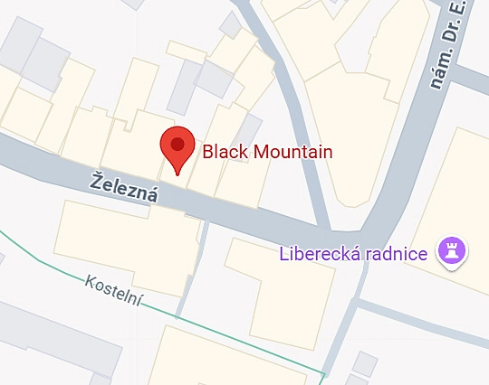 Mapa prodejny Liberec